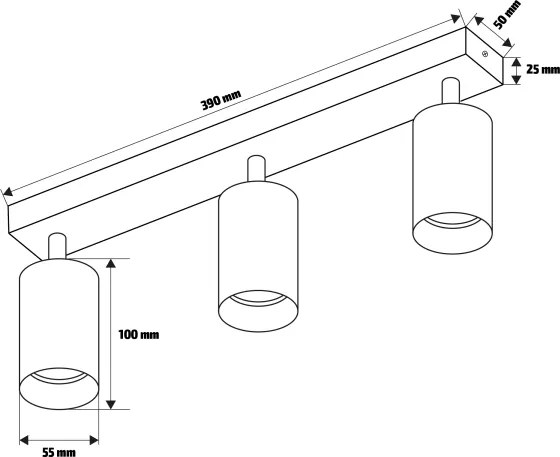 Brilagi - LED RGBW, dimmelhető spotlámpa SELE DIAMANT 3xGU10/4,8W/230V arany