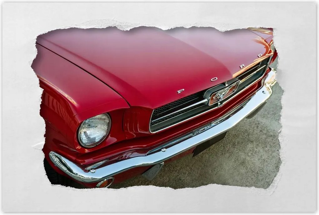 Poszterek 90x60 Ford Mustang Motorháztető Lámpák
