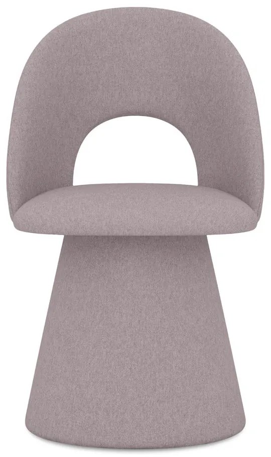 Levendula színű kárpitozott étkezőfotel Kalo – Makamii