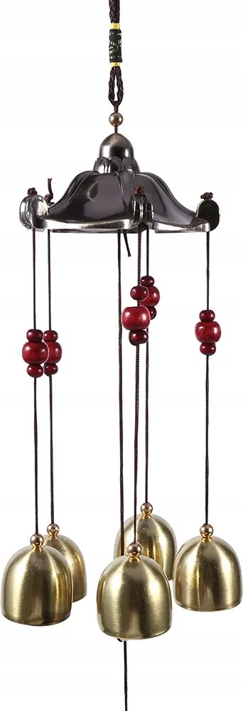 Fa Kerti Szélcsengő Fém Csövekkel Lógó Csengő