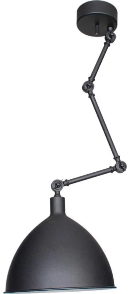 ByRydens 4200930-4007 - Rúddal szerelt csillár, használt, 1xE27/5W/230V, fekete