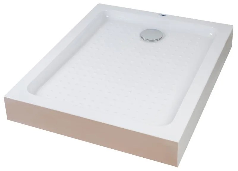 Almagro || 90x120x13,5 cm szögletes, téglalap alakú, akril zuhanytálca szifonnal