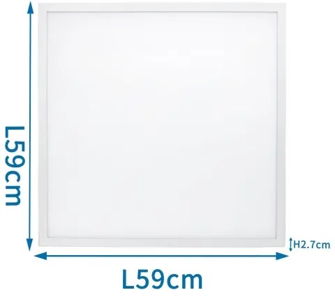 Aigostar - LED Függesztett mennyezeti panel LED/40W/230V 3000K/4000K/6500K 60x60cm fehér