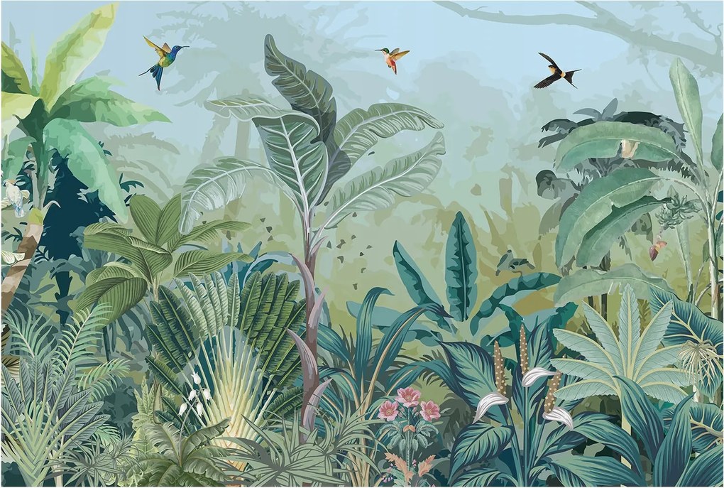 Fotótapéta Falra Előszoba Konyha Trópusi természet 104x70 Ragasztó