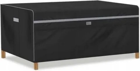 Asztalhuzat Kerti Bútorhoz Fekete Sekey 200 X 160 X 76 CM