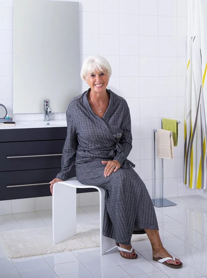 Ridder Ridder, TRENDY fürdőszobai szék 40x48x27,5 cm, fehér, A211101