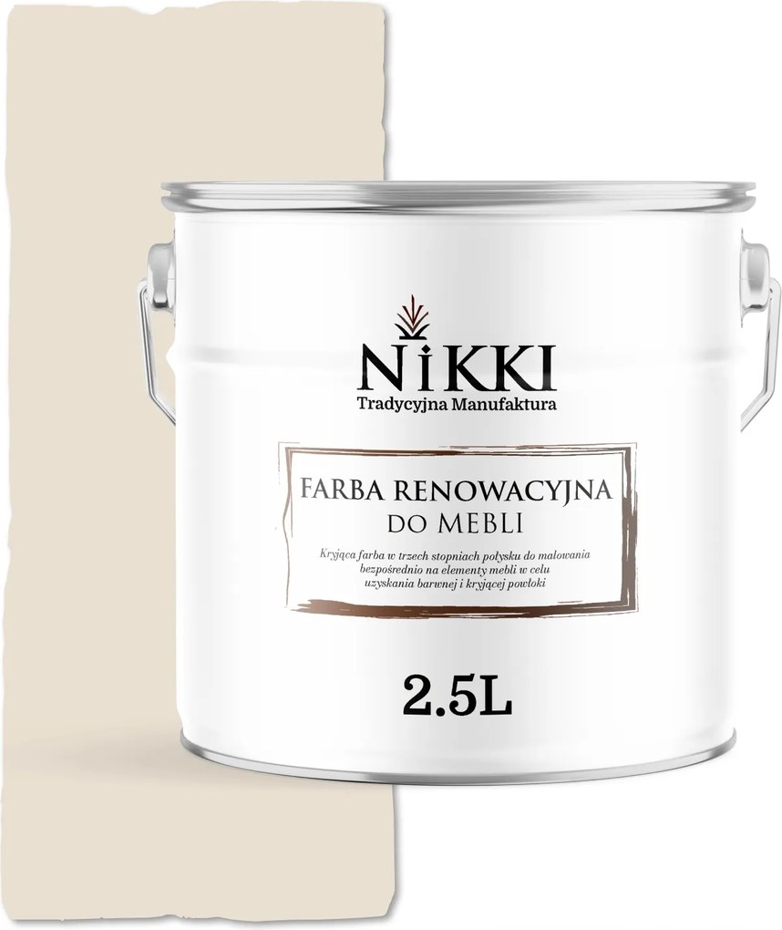 Konyhabútor Festék Szekrényfrontok Krémszínű RAL9001 Félmatt 2,5L