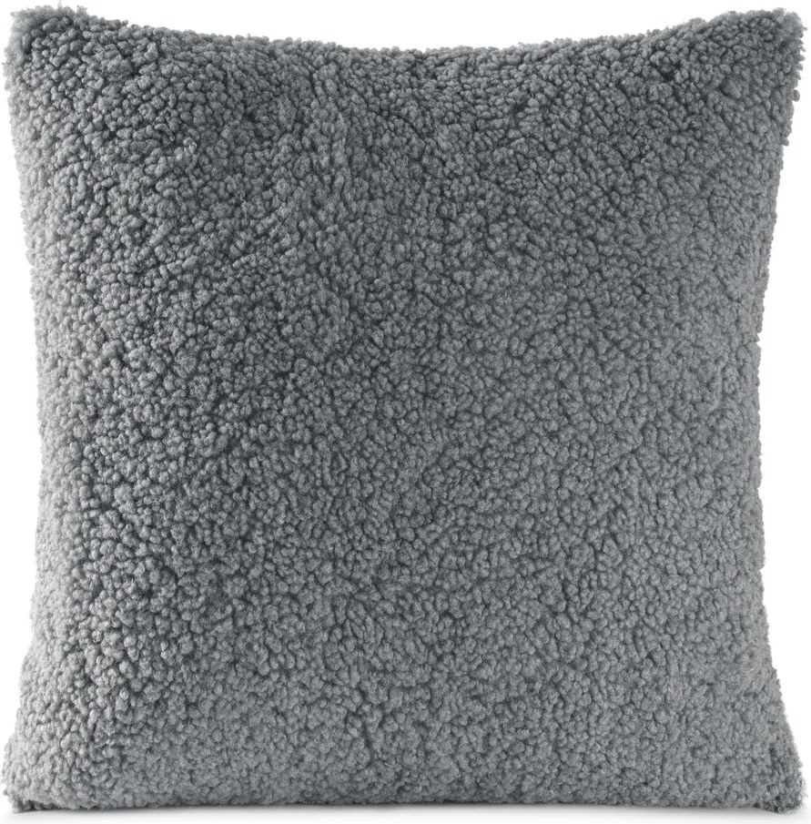 Dekoratív párnahuzat BUKLA3 45x45 Eurofirany ezüst puha bárány