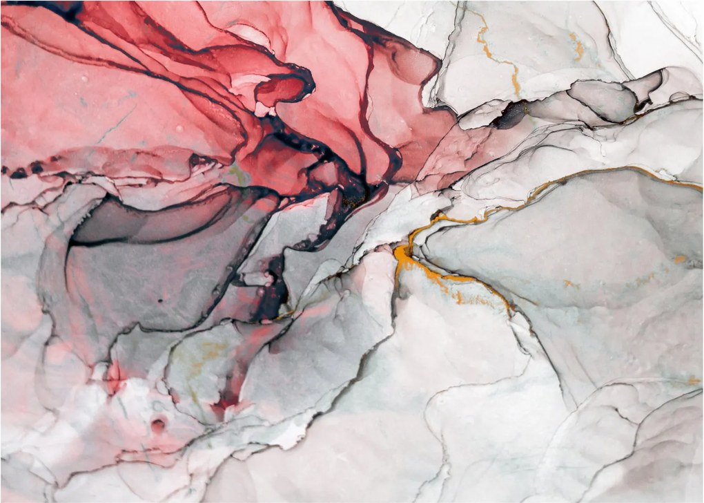 Az absztrakció képe (üvegen) (70x50 cm)