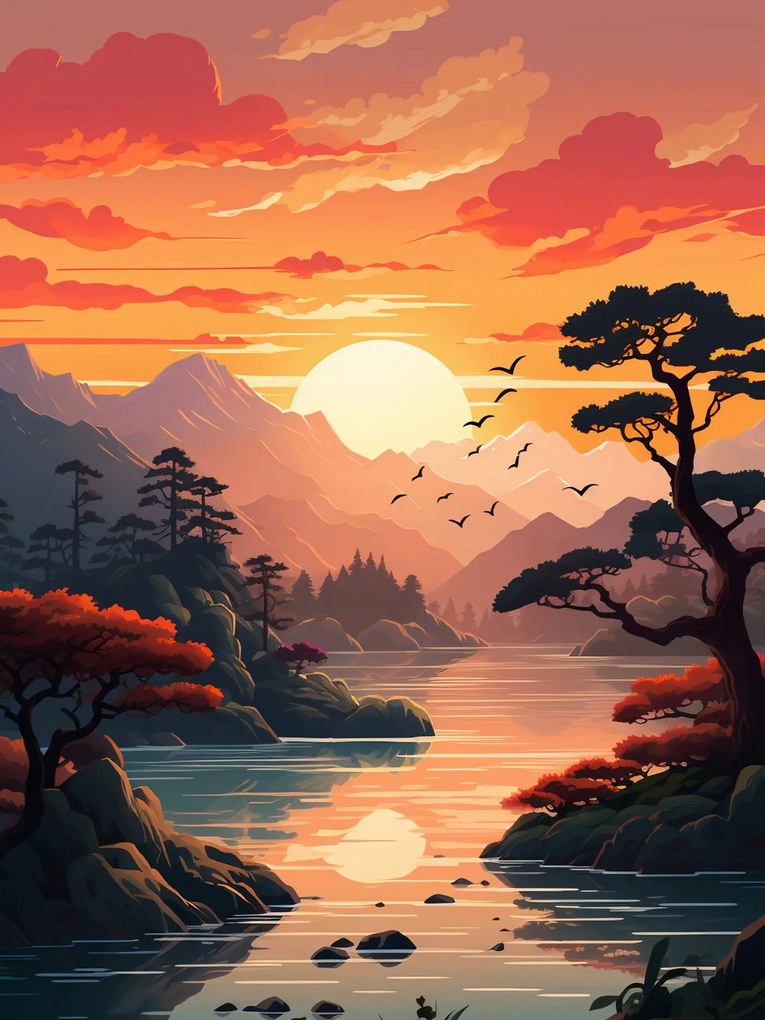 Poszter 30x40cm Arany Nyugat