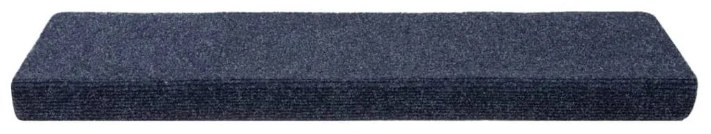 5db tűlyukasztott antracitszürke szövet lépcsőszőnyeg 65x21x4cm