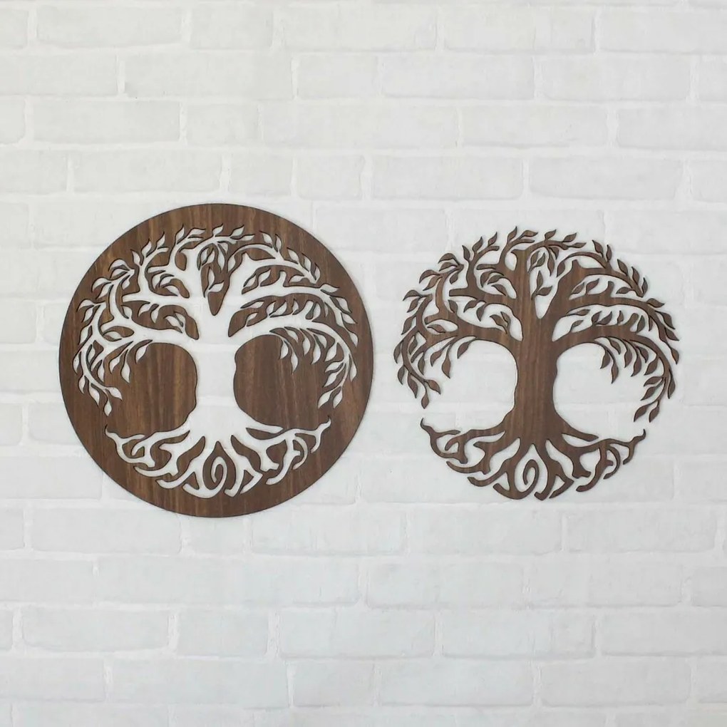 DUBLEZ | 2 az 1-ben fából készült életfák - Hod és Netzach