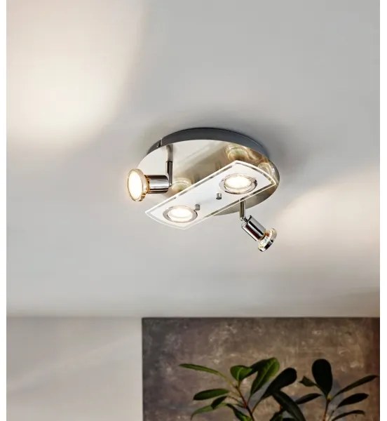 Eglo 32001 - LED Mennyezeti lámpa PAWEDO 1 4xGU10-LED/3W/230V