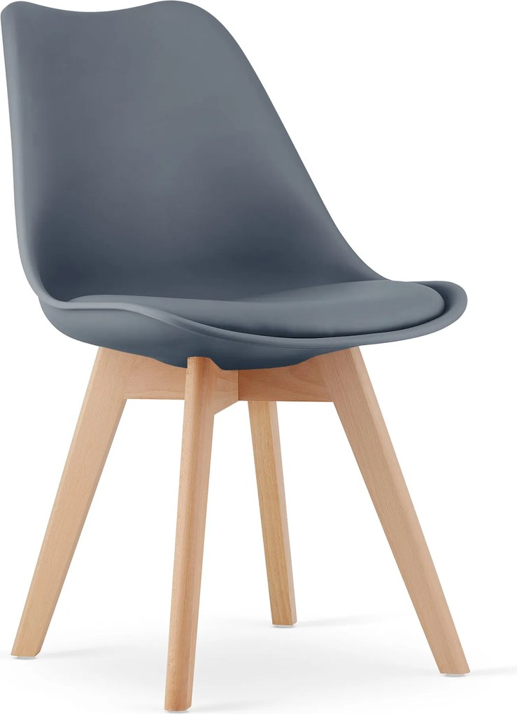 AKCIÓ Sötétszürke BALI MARK szék bükk lábakkal II. osztály