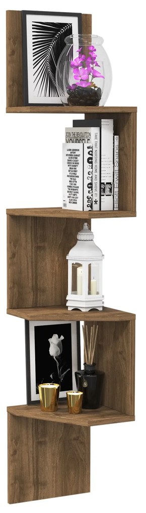Fali polc Desaldo - Walnut