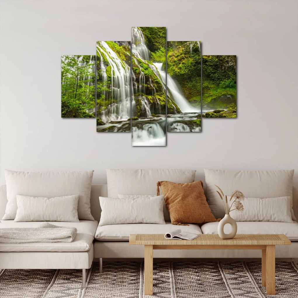 Kép - Vízesés, Wind River Valley (150x105 cm)