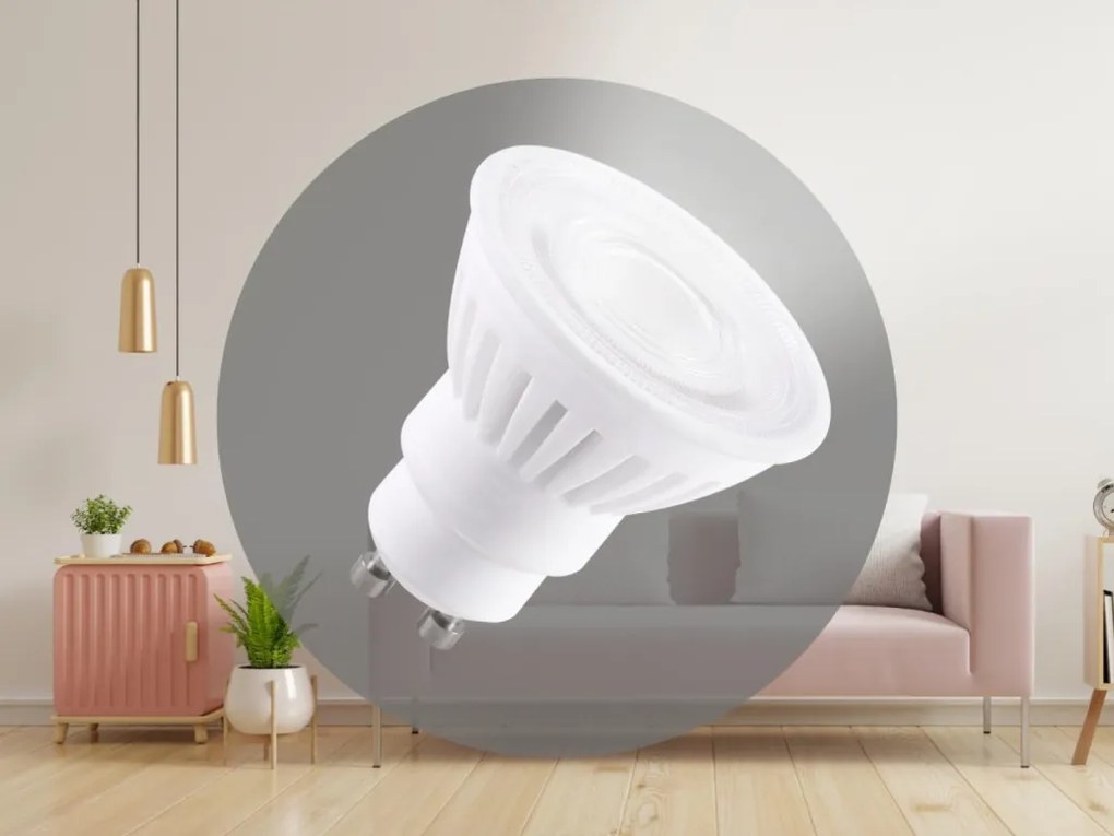 LED izzó 9,5W - GU10 / SMD / 4000K - ZLS1229