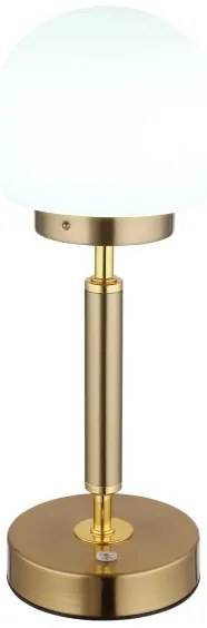 Globo 21033M-LED Újratölthető érintős asztali lámpa HAKU LED/2,5W/5V 2700/4000/6500K réz