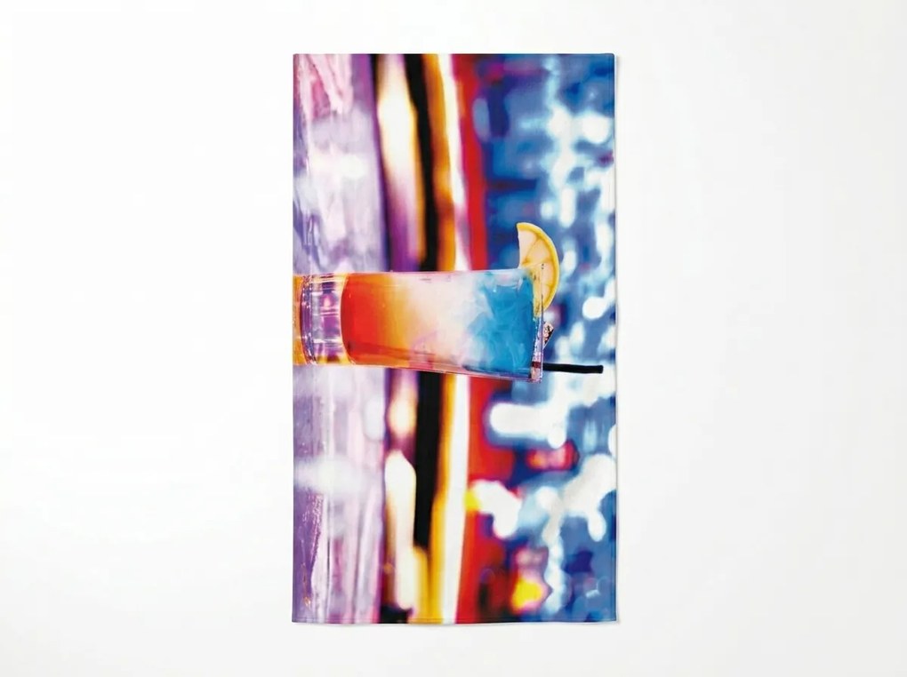 Gyorsan száradó XXL strand fürdőlepedő FRIZZEL színes 150 x 210 cm, 100% mikroszál