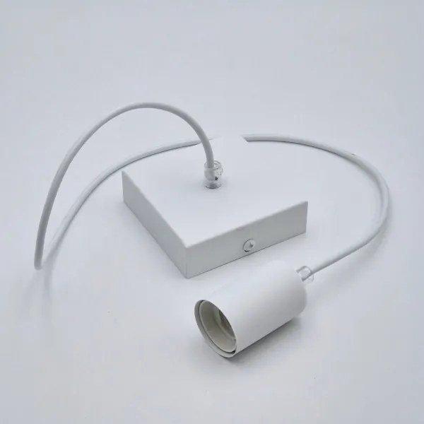 Csillár zsinóron ASTRID 1xE27/60W/230V fehér