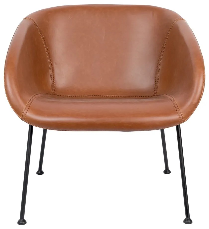 Feston barna műbőr fotel - Zuiver