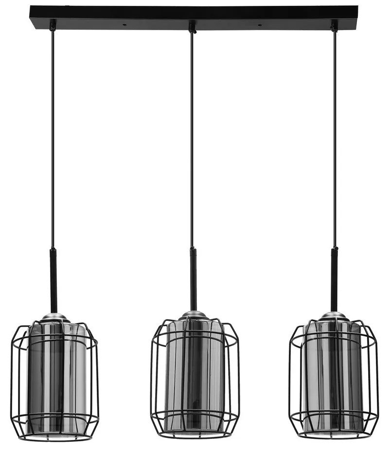 Fekete függőlámpa 15x67 cm Jonera – Candellux Lighting