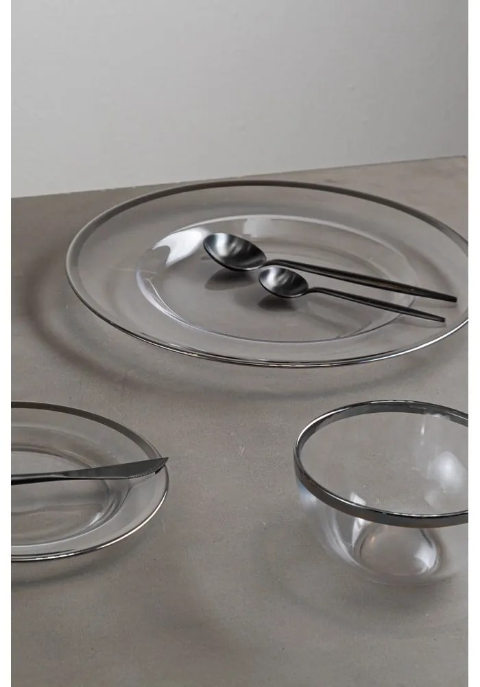 Fekete rozsdamentes acél evőeszköz készlet 16 db-os Modern retro – Premier Housewares
