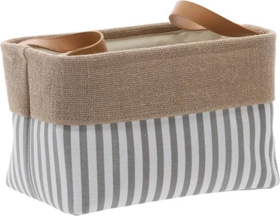 Csíkos tároló doboz 20 x 30 x 18 cm - s méret