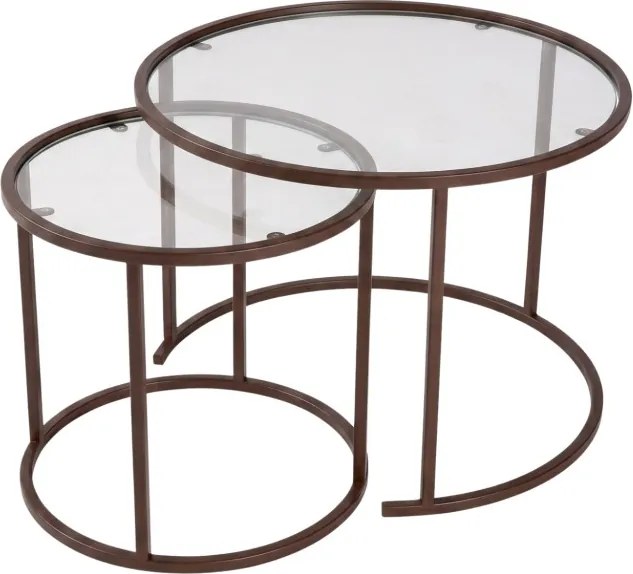 Dohányzóasztal, 60 cm – Brown-Trs-60-42-Nrd-Srk