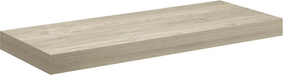 vidaXL tölgyszínű MDF lebegő fali polc 60 x 23,5 x 3,8 cm