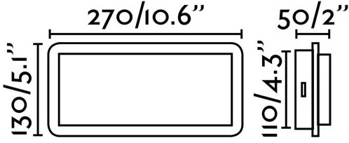 FARO 20061 - LED Fali lámpa MOOD 2xLED/3W/230V