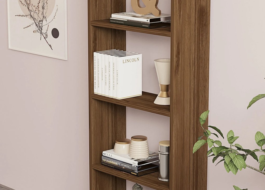 könyvespolc New - Walnut