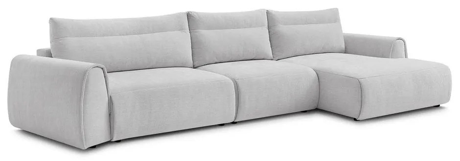 Világosszürke sarokkanapé Aden – Bobochic Paris
