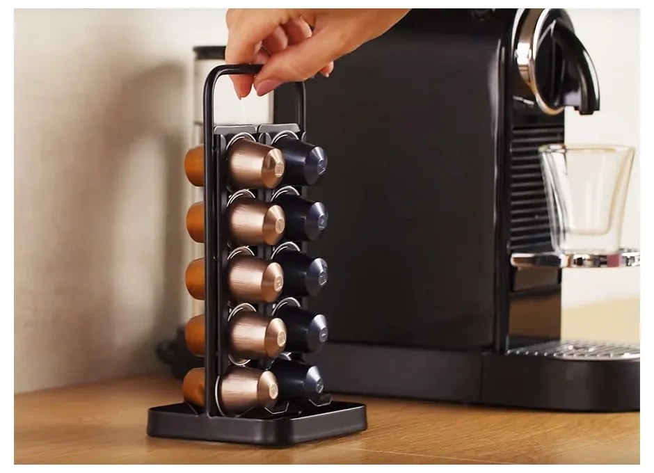 Fekete kávékapszula tartó Online – Tescoma