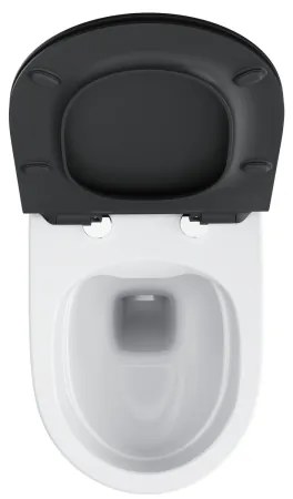 Ravak X01862 - WC-ülőke SoftClose VITA SLIM fekete