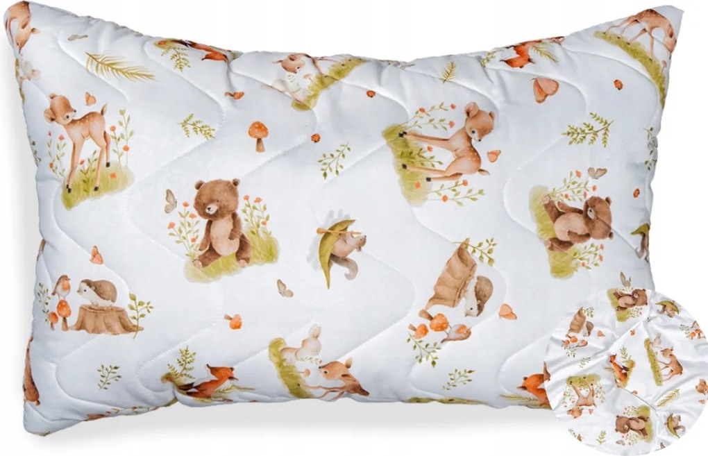 Gyerekpárna 2 Az 1-BEN 30X30CM Antiallergén Puha Premium-termék Pl