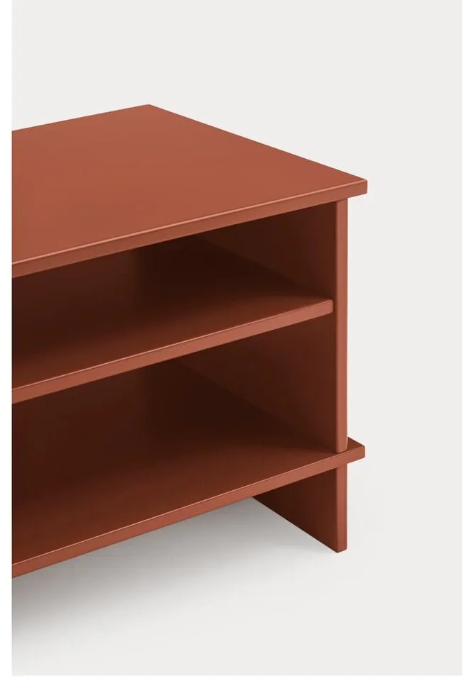 Téglavörös éjjeliszekrény Inari – Teulat