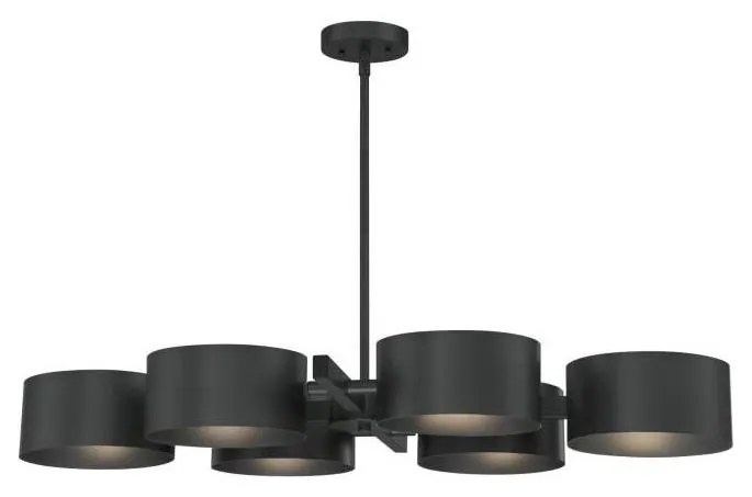 Westinghouse 63688 - Csillár rúdon ZARO 6xE27/60W/230V