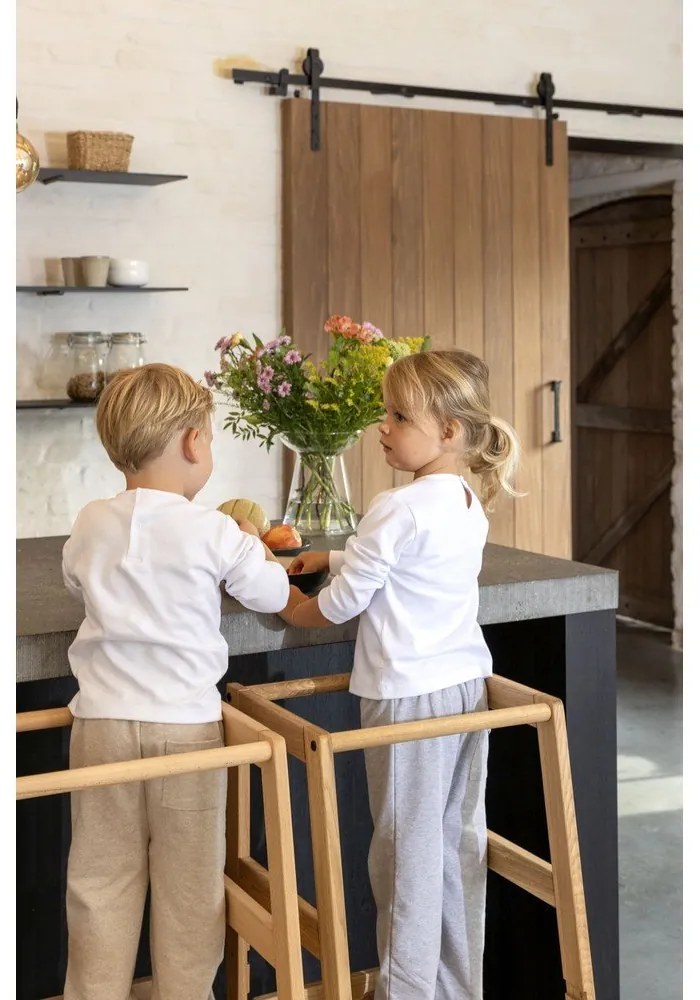 Natúr színű tölgyfa tanulótorony Forrest – Vipack