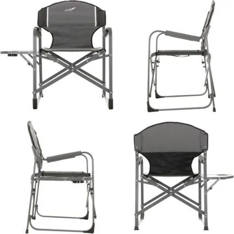 DIVERO Kemping összecsukható szék asztallal és italtartóval