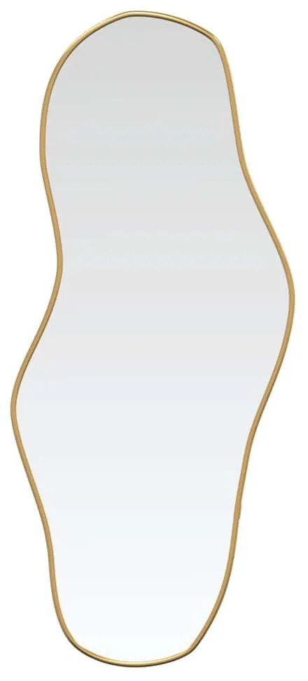 aranyszínű falitükör 90x40 cm