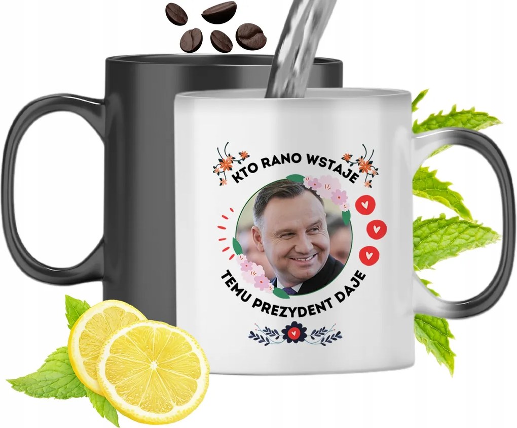 Duda András Színváltó Mágikus Bögre fényképes nyomtatással