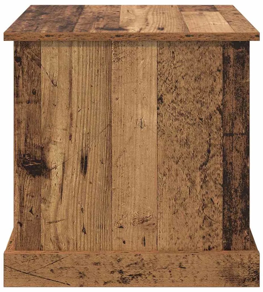 vidaXL Dohányzóasztal 3 pcs Öreg fa Faanyag