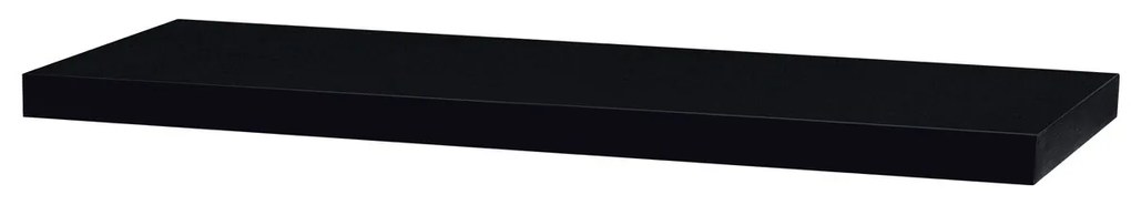 Fali polc P-005 BK fekete fényes