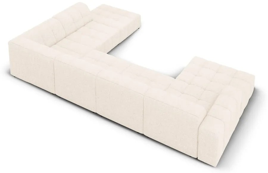 Krémszínű sarokkanapé (jobb oldali-U alakú) Chicago – Cosmopolitan Design