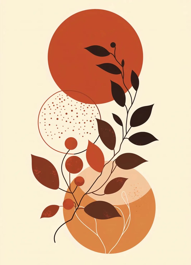 Poszterek nappaliba boho modern 39,5x55cm Árnyalat