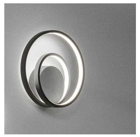 Ideal Lux - LED Fali lámpa OZ LED/26W/230V CRI 90 fekete