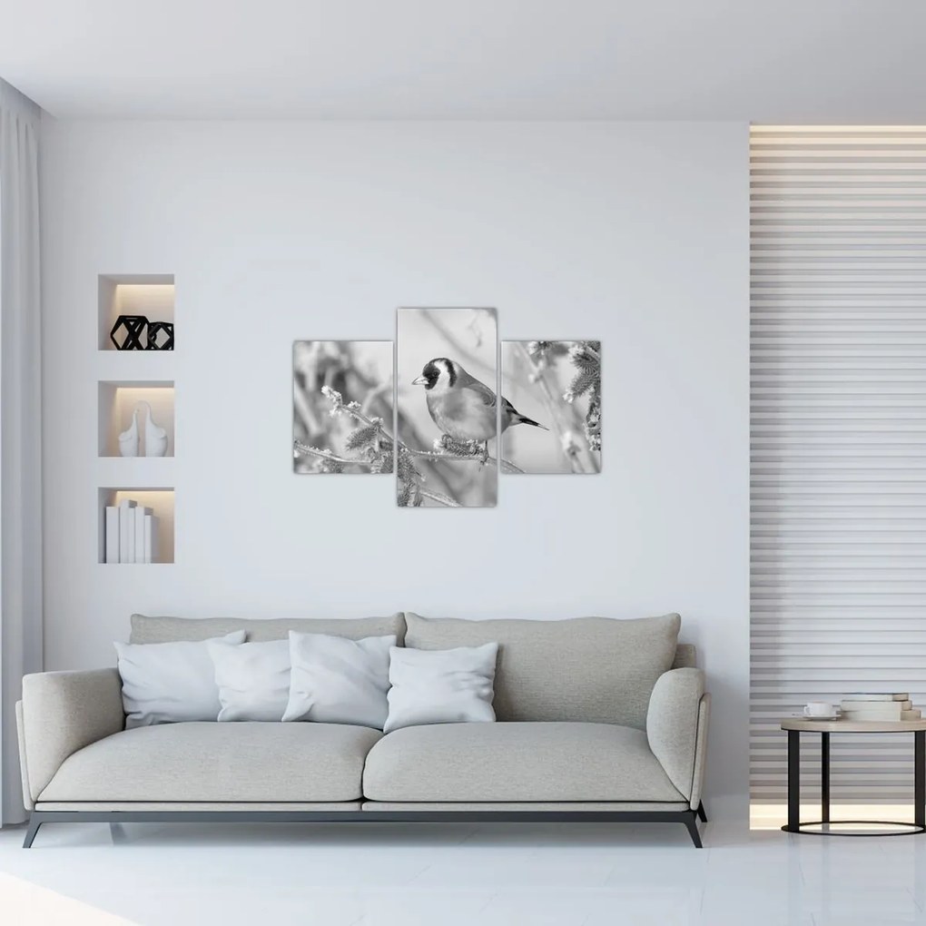 Kép - Egy madár télen (90x60 cm)