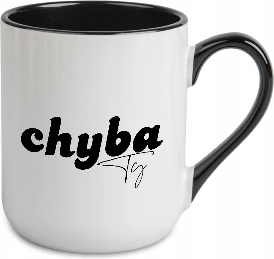 Coffee Bögre Fehér, fekete belsővel Talán Te Is Ajándék A Barátodnak