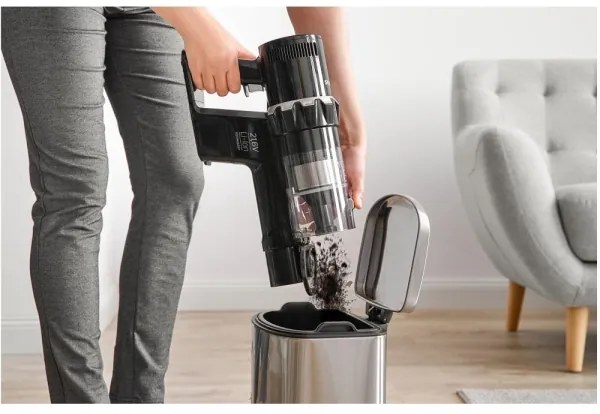 Sencor - Vezeték nélküli álló porszívó 2in1 250W/2200 mAh fekete